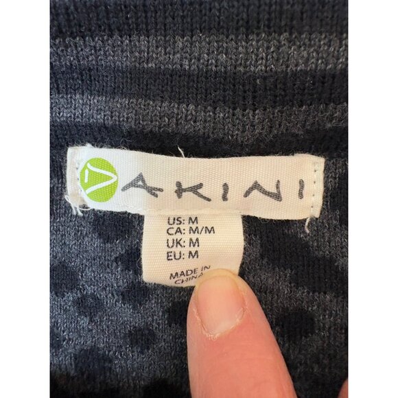 Akini Womens Medium Black Wool Blend Knit Skirt With Floral Pattern WhimsyGoth - Picture 2 of 12